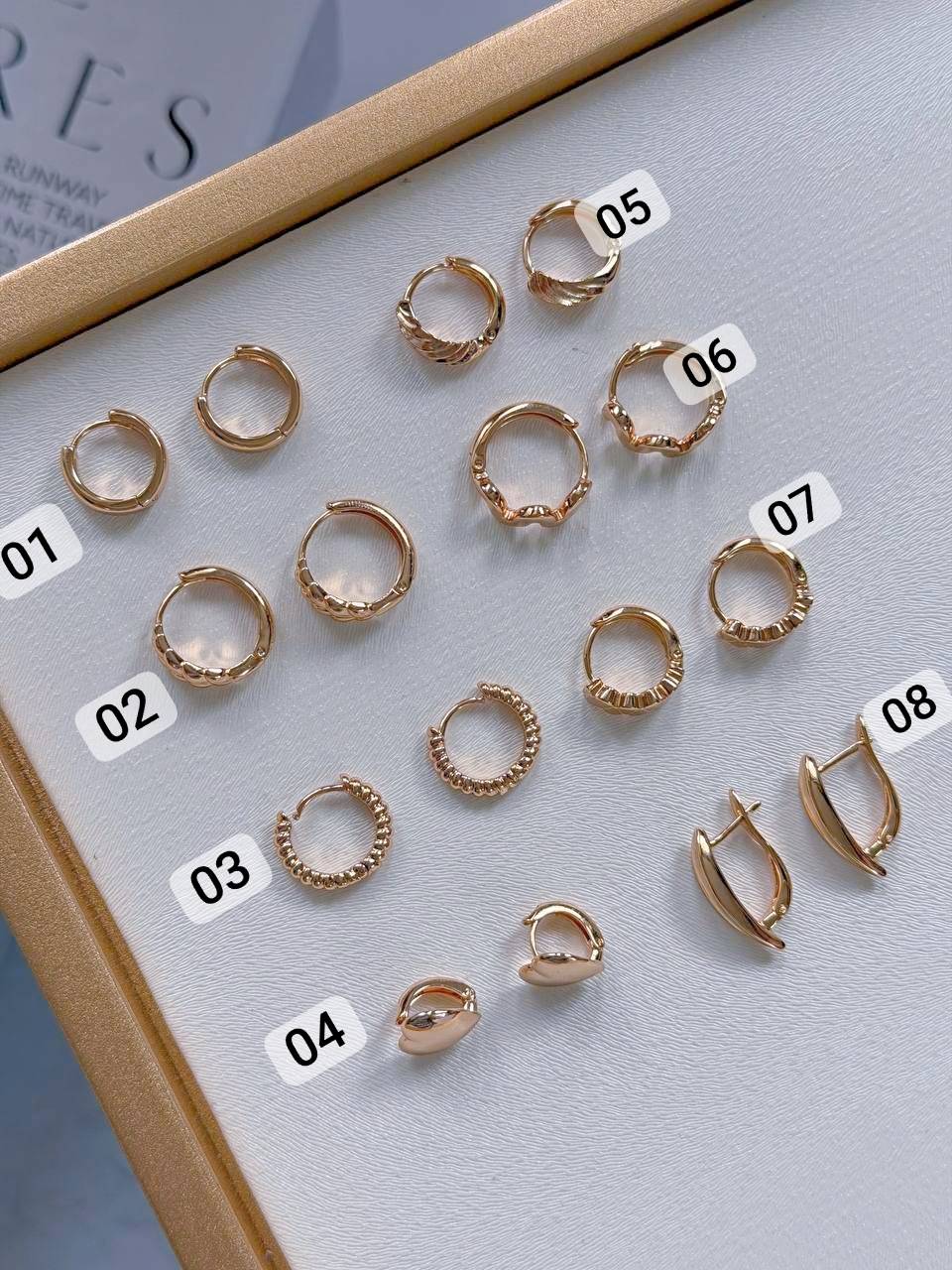 گوشواره ژوپینگ | آبکاری طلا | ضدحساسیت